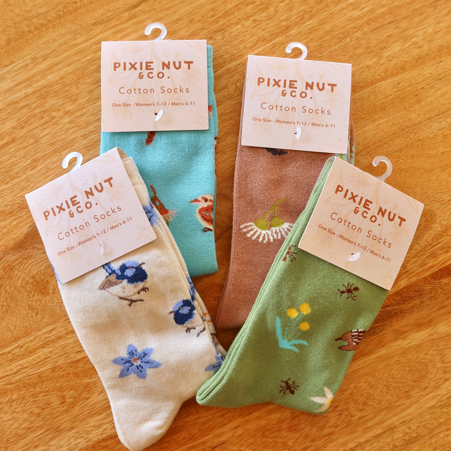 Fairy Wren Australian Socks