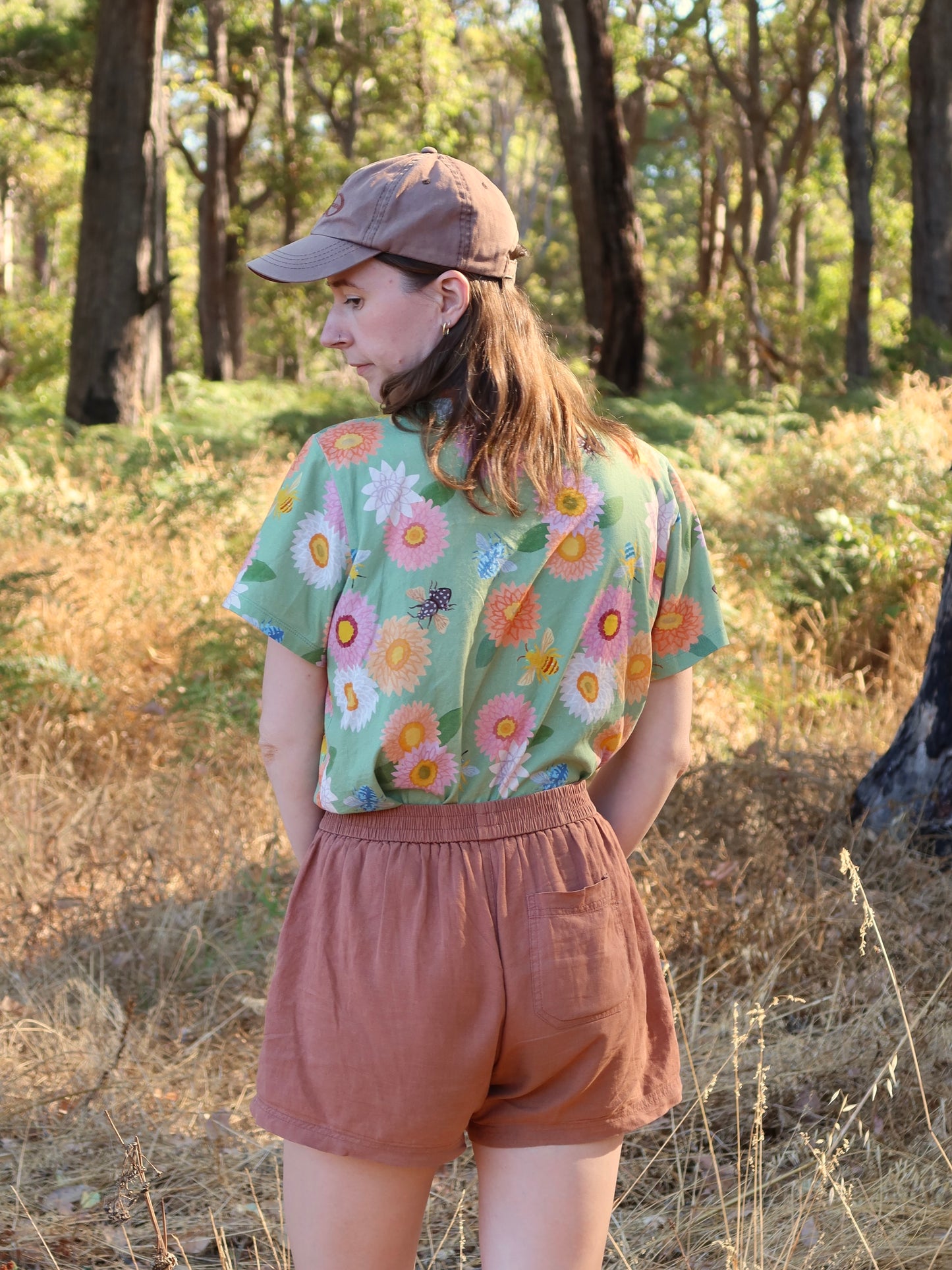 Strawflower Tshirt - discounted due to lighter print