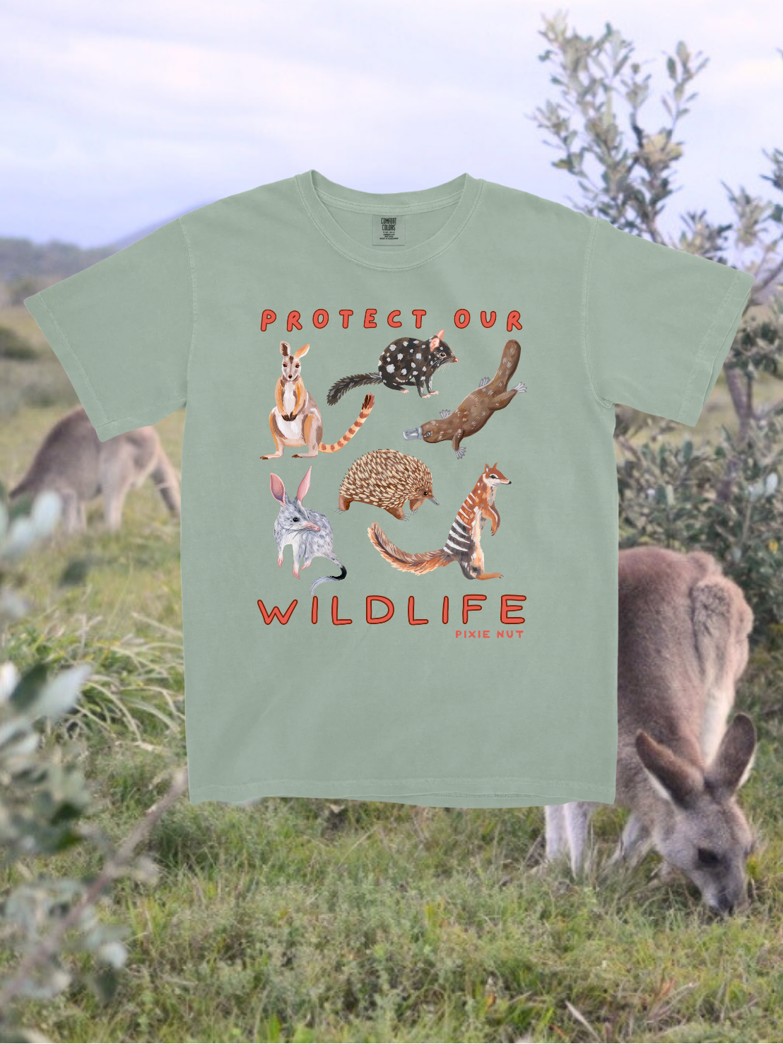 Protect Our Wildlife Tshirt (Bay) ~ PREORDER