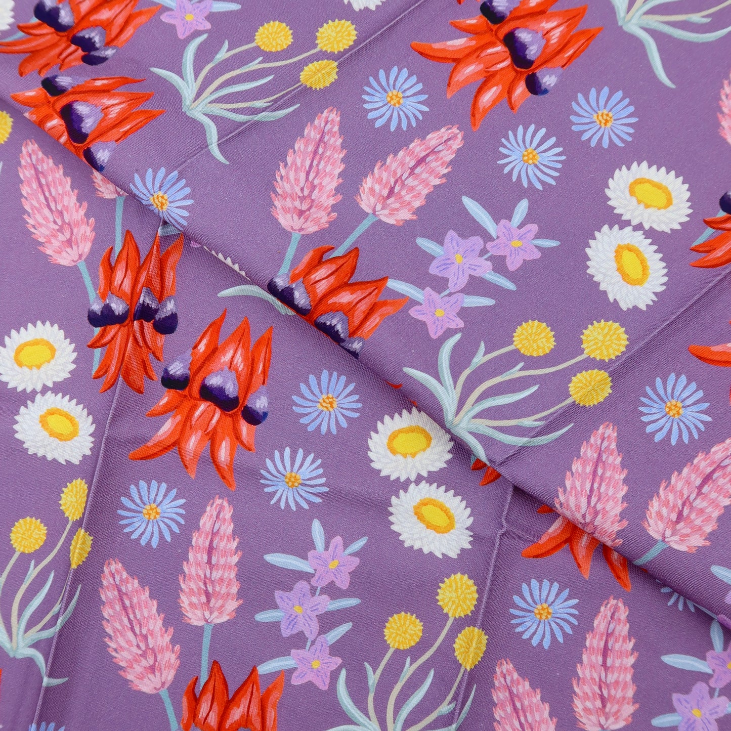 Desert Bloom Australian Wildflower Tea Towel