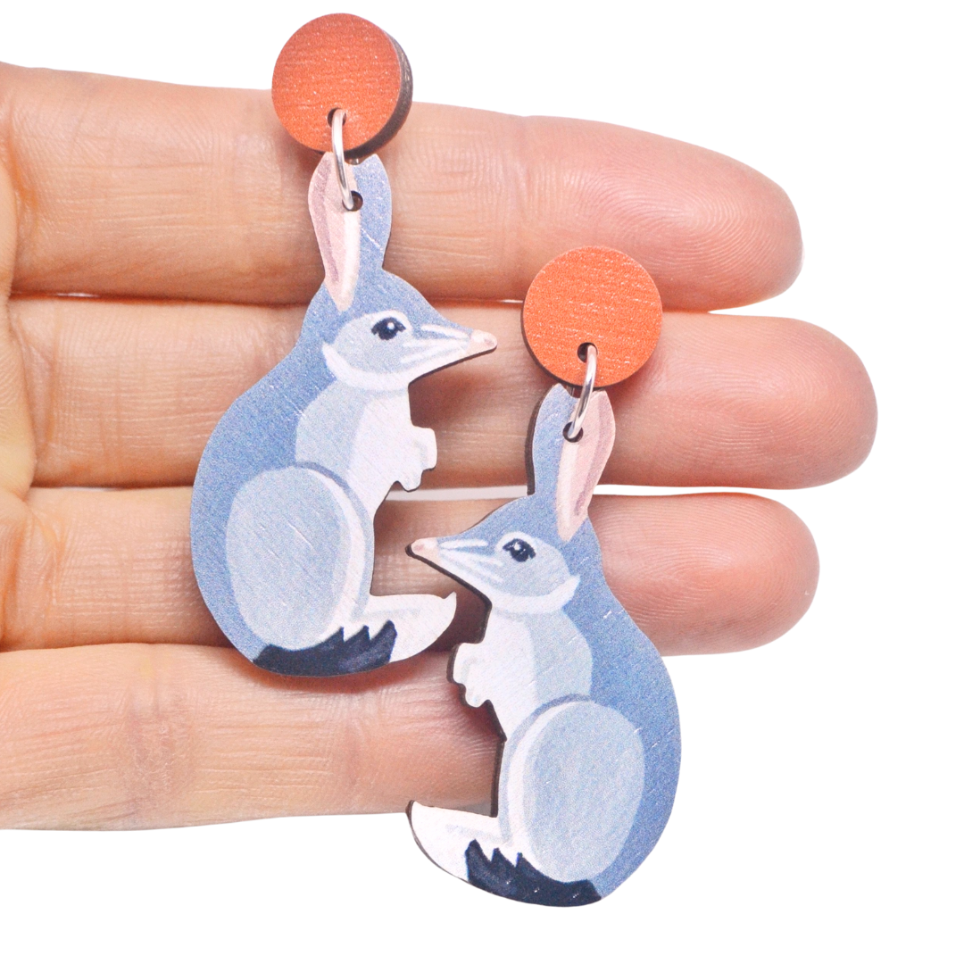 Bilby Australian Animal Earrings