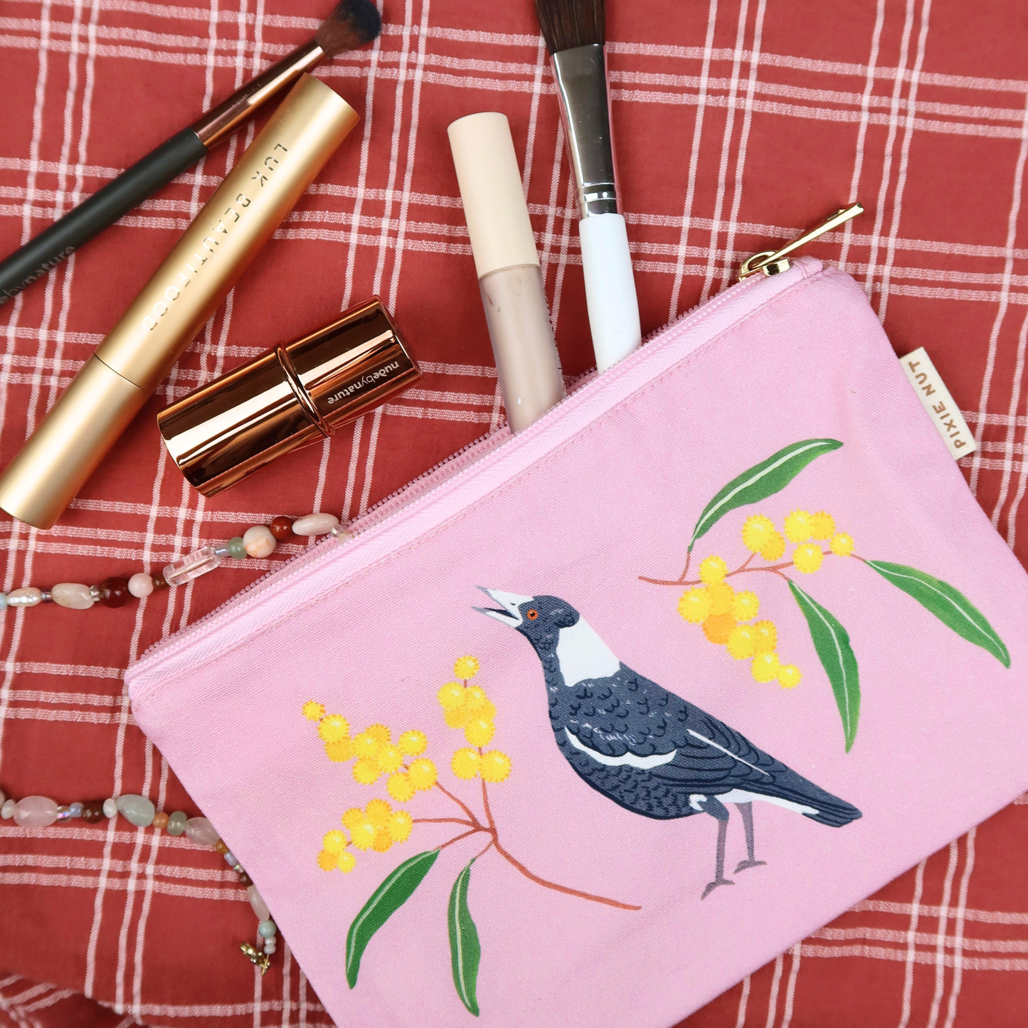Magpie Australian Makeup Bag