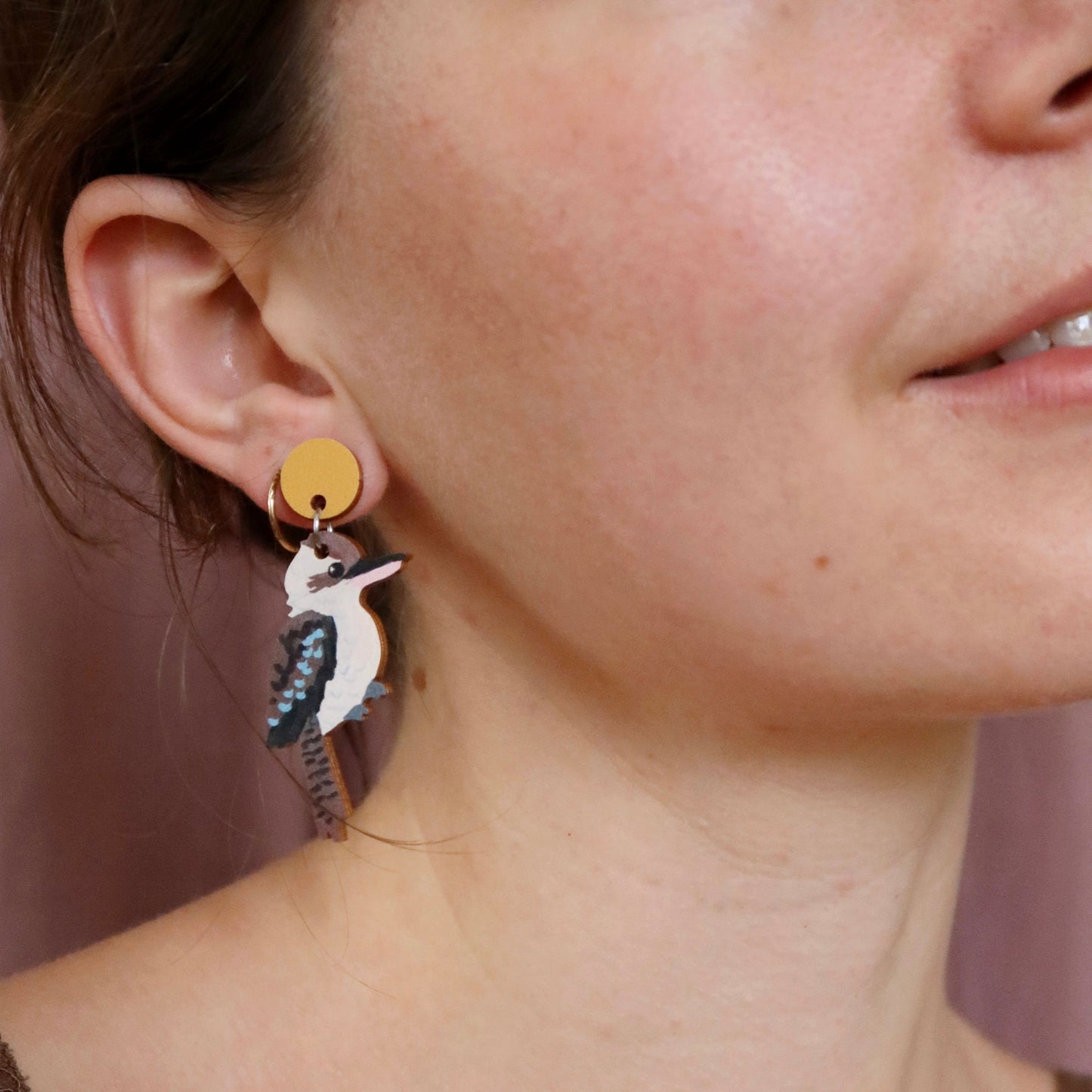 Kookaburra Australian Bird Earrings