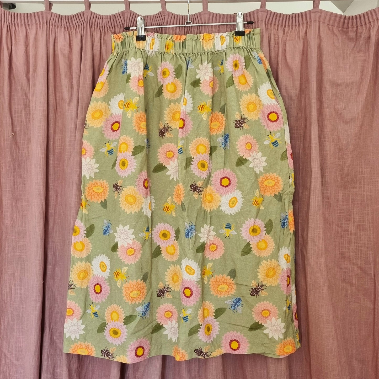 Sample - Strawflower Skirt - Linen/Viscose - Size S