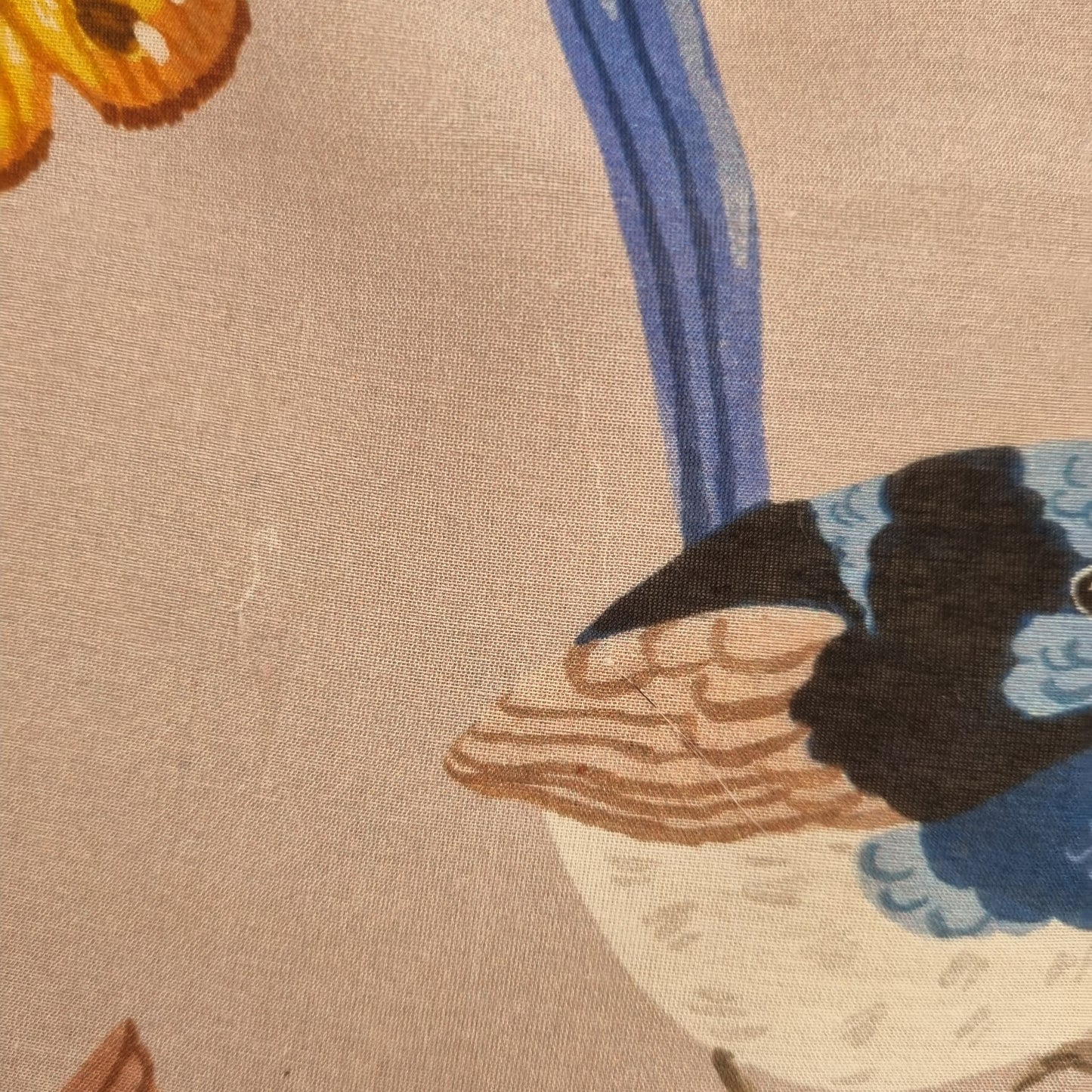 Seconds - Fairy Wren Silk/Cotton Scarf