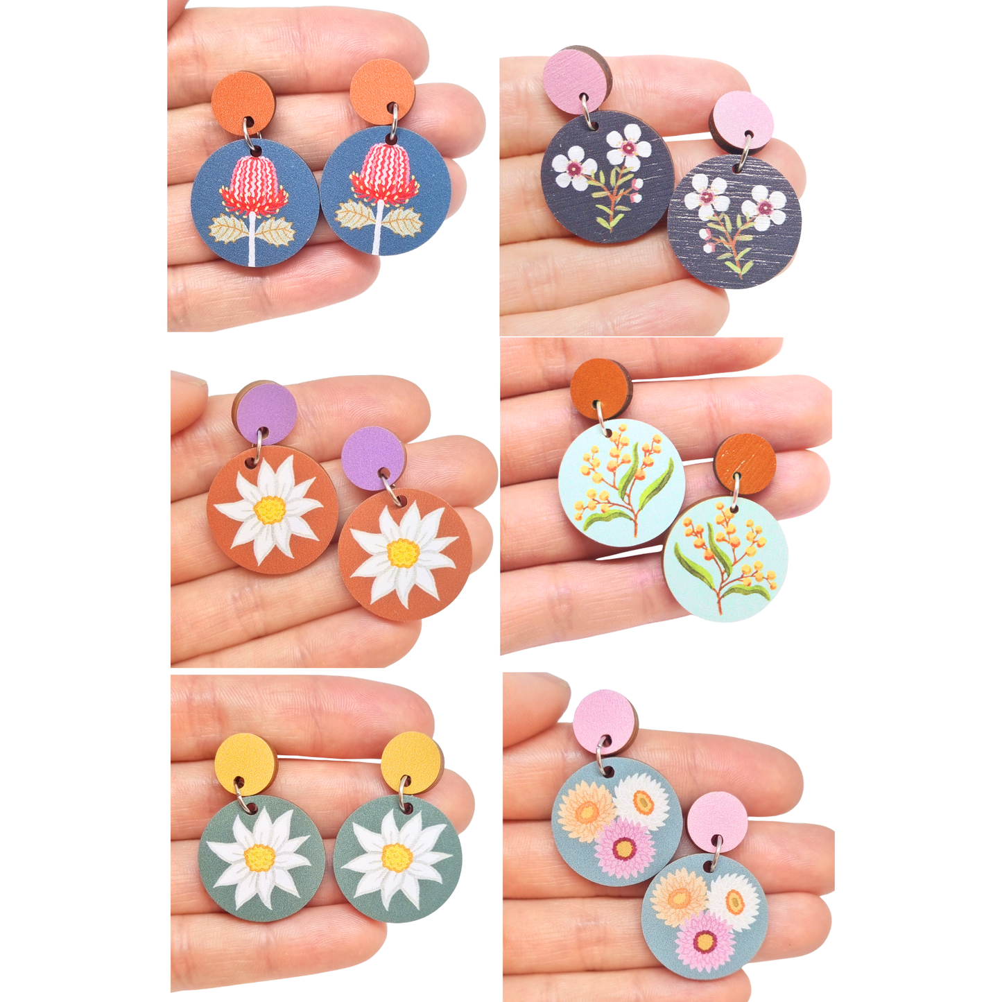 Seconds Wooden Earrings