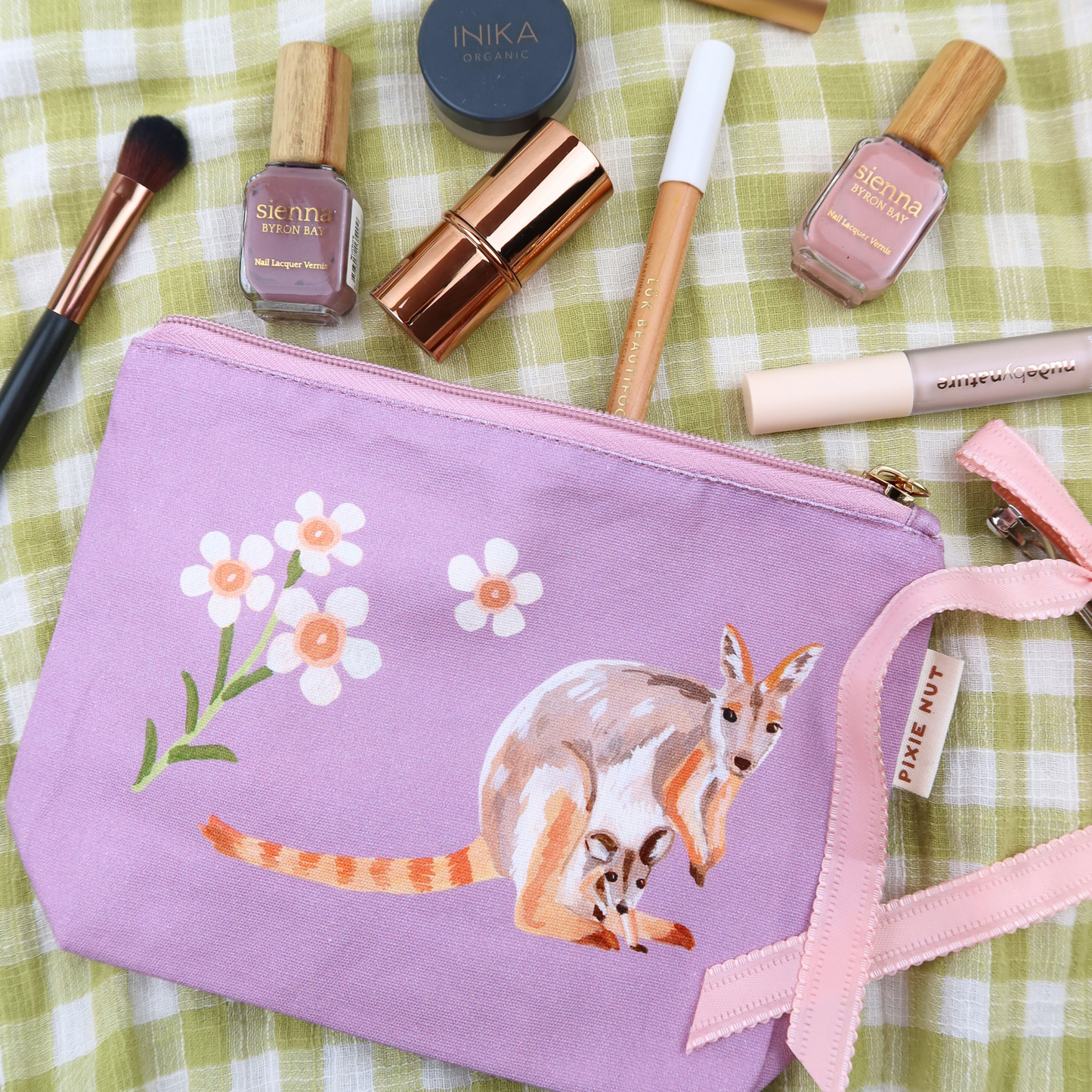 Wallaby Australian Makeup Bag