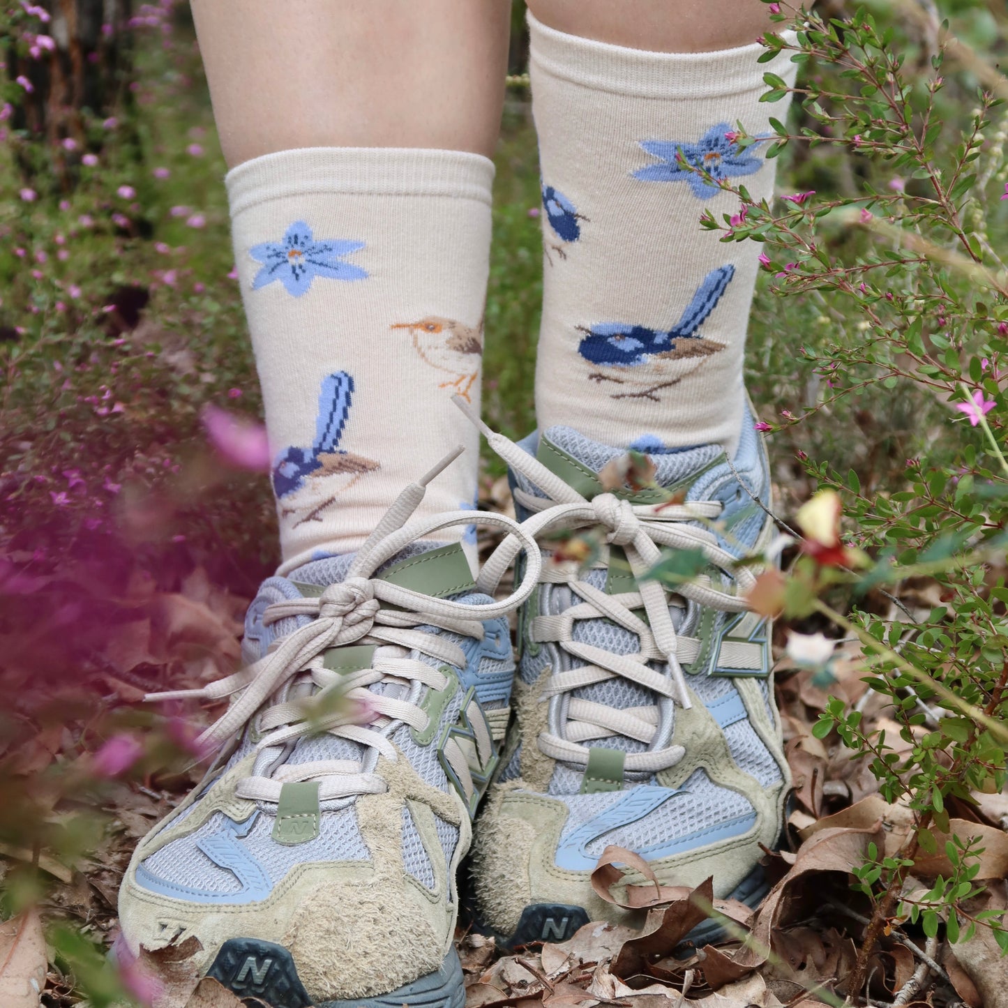 Fairy Wren Australian Socks