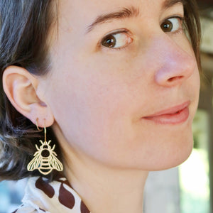 Bee Hoops - Gold