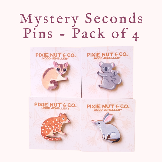 4 x Mystery Seconds Pin Pack
