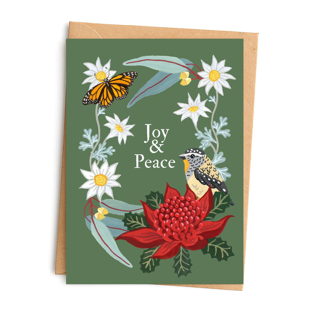 Pardalote Christmas Greeting Card