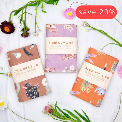 3x Tea Towel Bundle