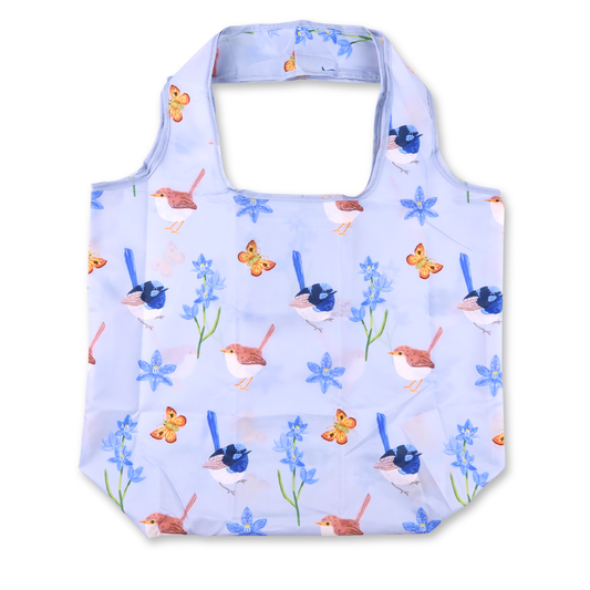 Fairy Wren Australian Recycled Shopping Bag