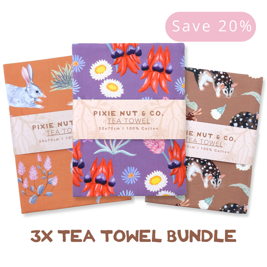 3x Tea Towel Bundle