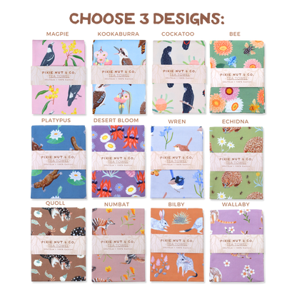 3x Tea Towel Bundle