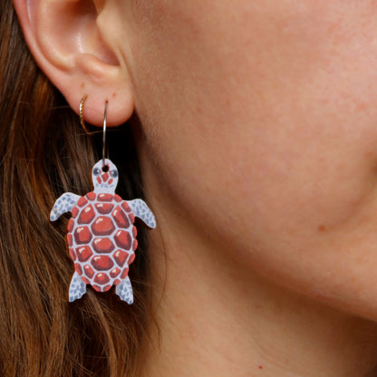 Turtle Australian Animal Earrings