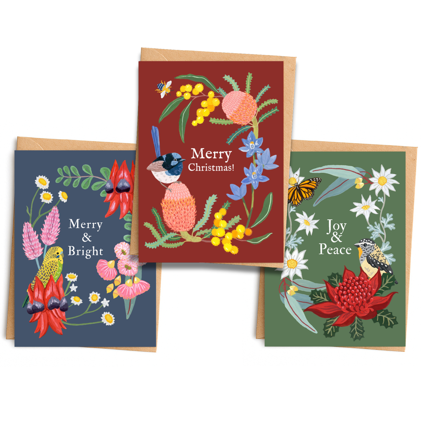 Christmas Greeting Card Pack of 3