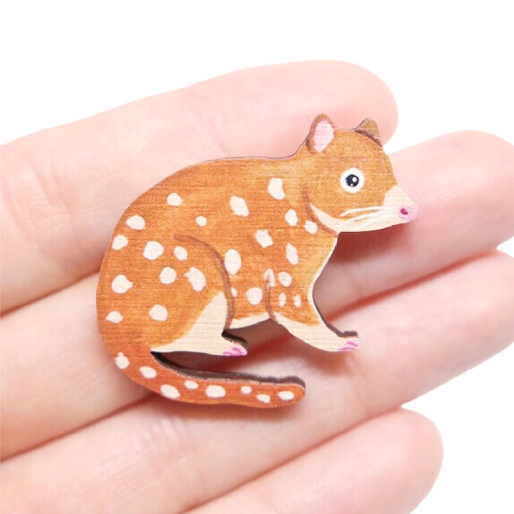 Quoll Australian Animal Pin
