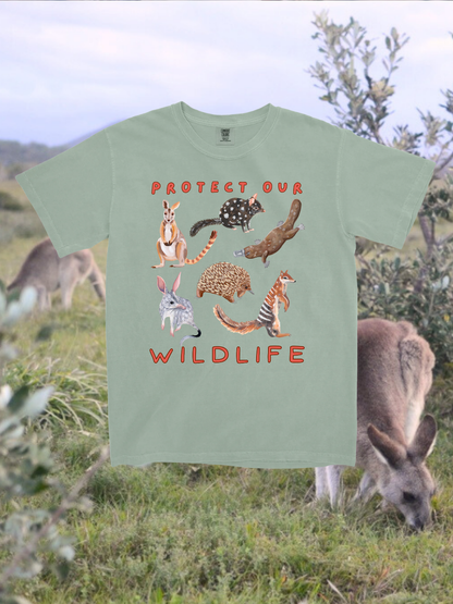 Protect Our Wildlife T-shirt ~ Bay