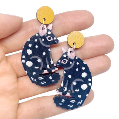 Eastern Quoll Australian Animal Earrings