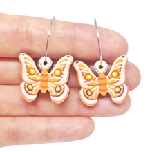Load image into Gallery viewer, Emperor Moth Earrings