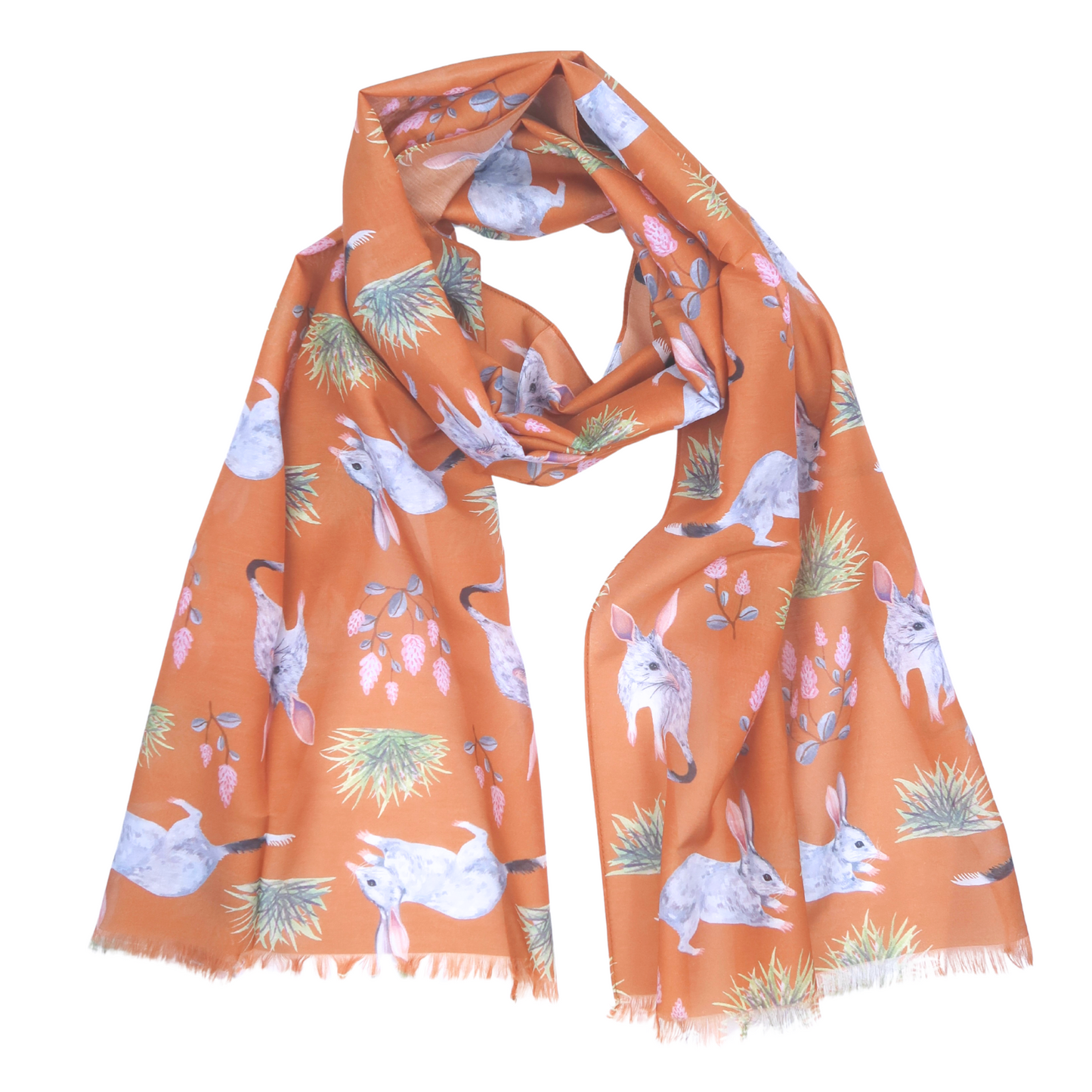 Bilby Silk/Cotton Scarf