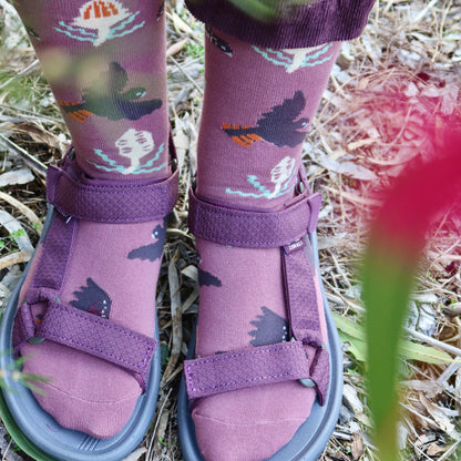 Black Cockatoo Australian Bird Socks