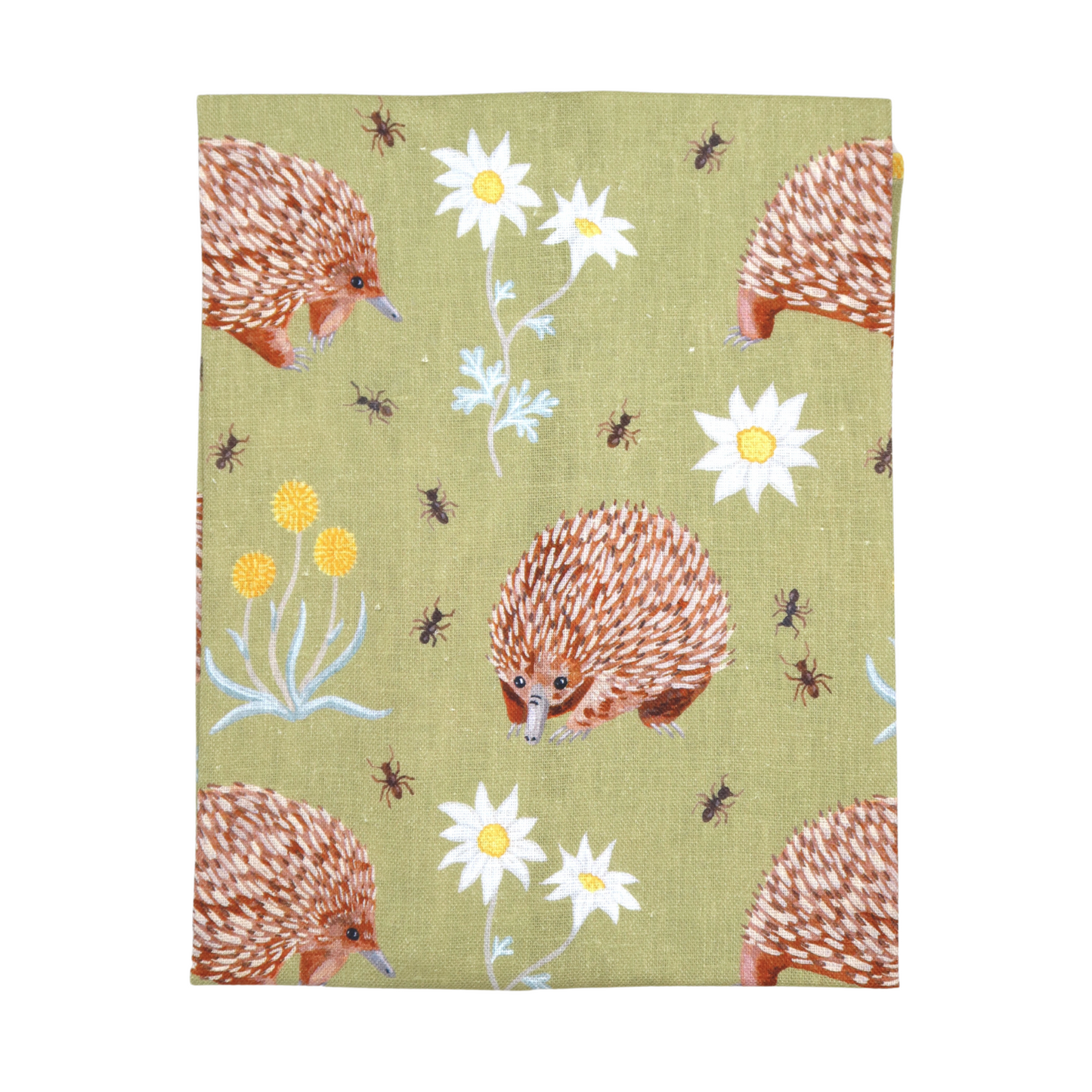 Echidna Linen Tea Towel