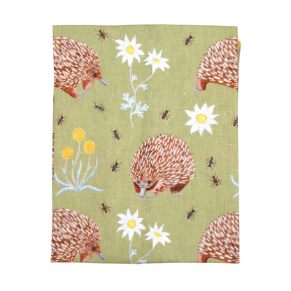 Echidna Linen Tea Towel