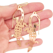 Load image into Gallery viewer, Goanna Earrings - Gold