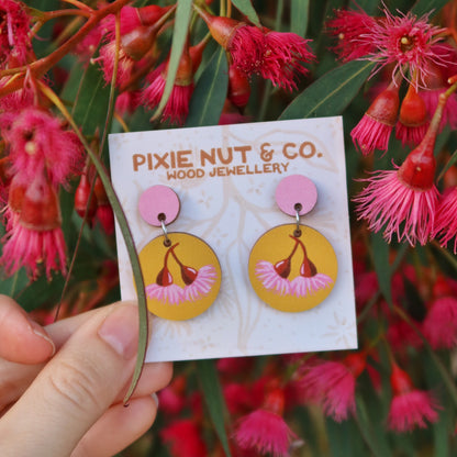 Gum Blossom Australian Wildflower Earrings