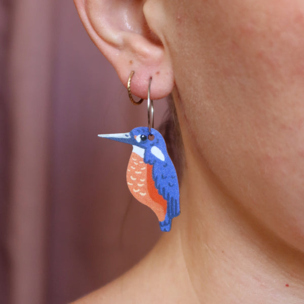 Kingfisher Australian Bird Earrings