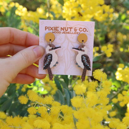 Kookaburra Australian Bird Earrings