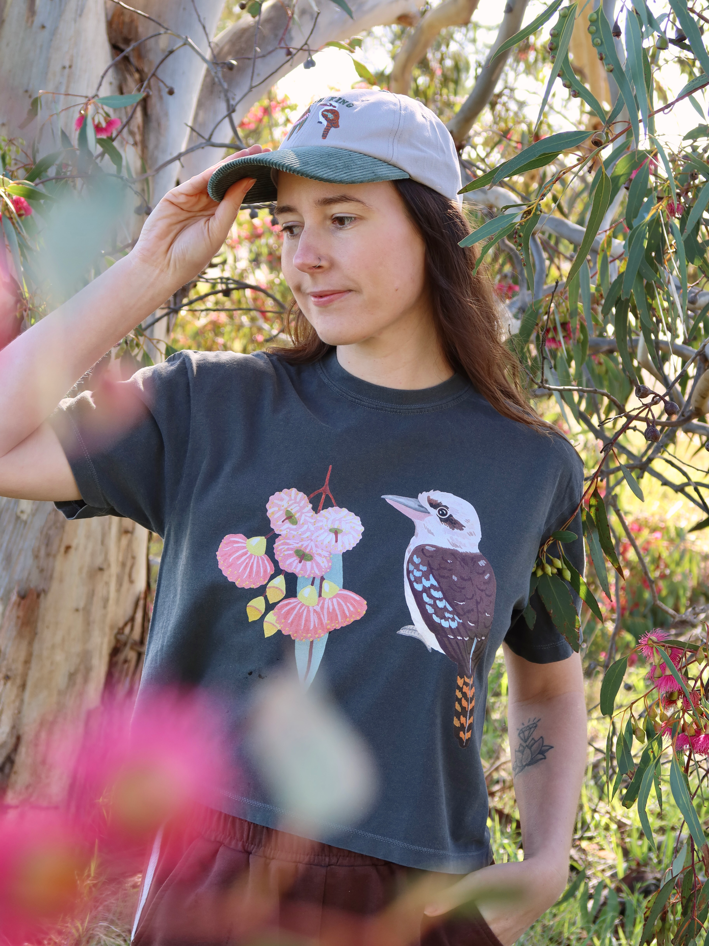 Kookaburra Cropped Tee