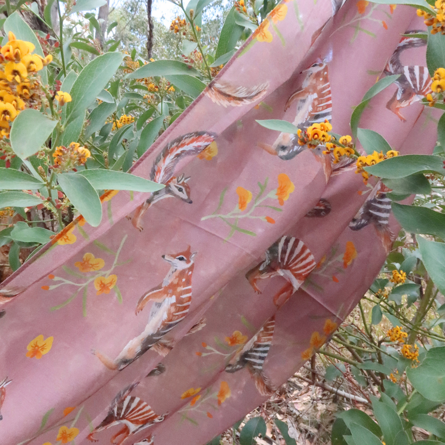 Numbat Silk/Cotton Scarf