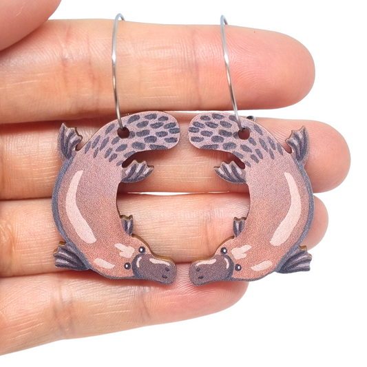 Platypus Australian Animal Earrings