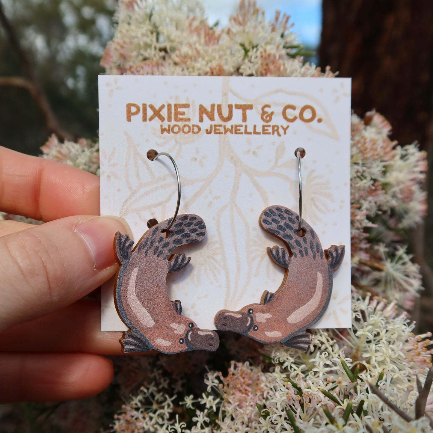Platypus Australian Animal Earrings