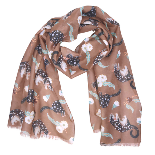 Quoll Silk/Cotton Scarf