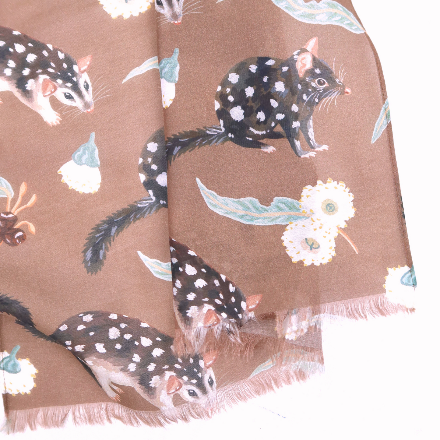 Quoll Silk/Cotton Scarf