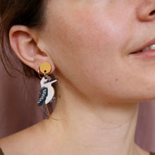 Load image into Gallery viewer, Kookaburra Australian Bird Earrings