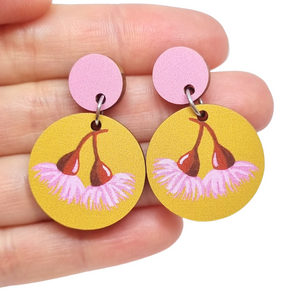 Gum Blossom Australian Wildflower Earrings