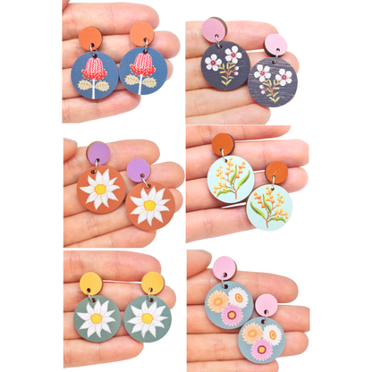 Seconds Wooden Earrings