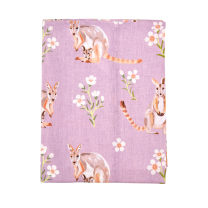 Wallaby Linen Tea Towel