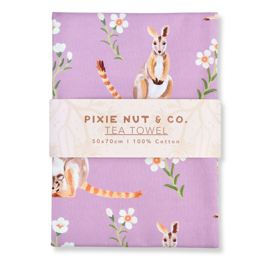Wallaby Australian Tea Towel