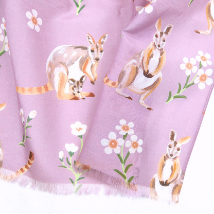 Wallaby Silk/Cotton Scarf