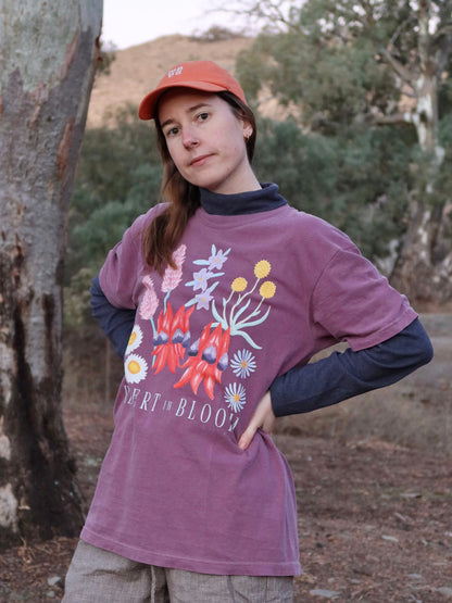 Desert Bloom T-shirt ~ Berry
