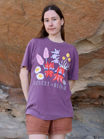 Desert Bloom T-shirt ~ Berry