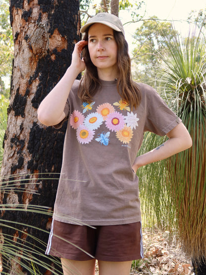 Strawflower & Bee Tshirt ~ PREORDER