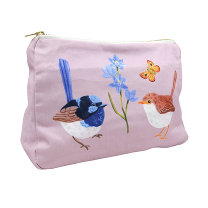 Fairy Wren Makeup Bag