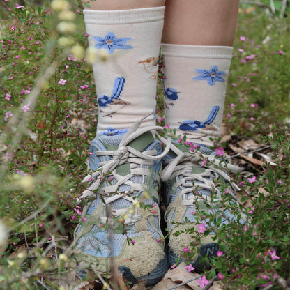Fairy Wren Australian Socks
